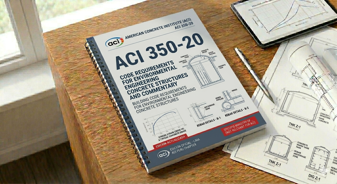 ACI 350-20: Code Requirements for Environmental Engineering Concrete Structures (EN)